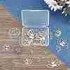 SUNNYCLUE 24Pcs 12 Style 201 Stainless Steel Pendants STAS-SC0003-54-7