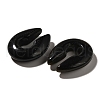 Natural Obsidian Ear Plugs Gauges G-I359-13C-03-2