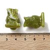 Natural Southern Jade Carved Figurines DJEW-L023-G08-3