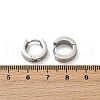 304 Stainless Steel Polishing Hoop Earrings EJEW-M106-01A-P-5