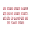 26Pcs 26 Style Silicone Alphabet Beads for Bracelet or Necklace Making SIL-SZ0001-01B-1