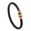 Imitation Leather Braided Cord Bracelets PW-WG97791-03-1