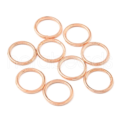 Alloy Closed Jump Rings KK-WH0052-05B-RG-1