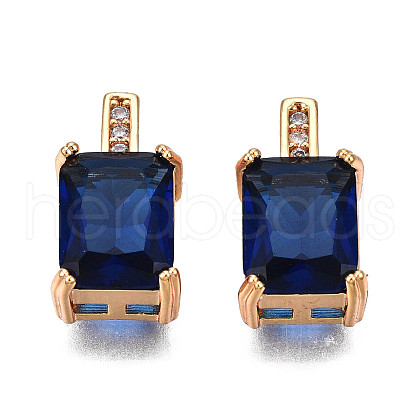 Brass Micro Pave Cubic Zirconia Charms KK-N216-345E-1