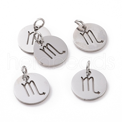 304 Stainless Steel Charms STAS-Q201-T445-8S-1