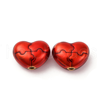 304 Stainless Steel Enamel Beads STAS-Q363-05A-G-1