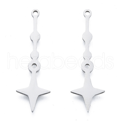 201 Stainless Steel Pendants STAS-N090-LA951-1-1