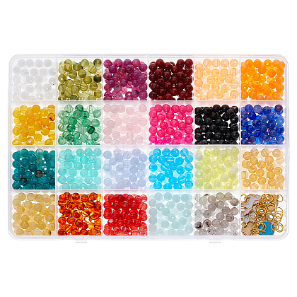 DICOSMETIC DIY Imitation Gemstone Jewelry Making Finding Kit DIY-DC0002-89-1