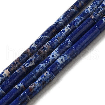 Synthetic Imperial Jasper Dyed Beads Strands X-G-D077-B01-12-1