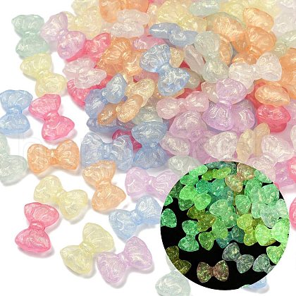 Luminous Transparent Acrylic Beads OACR-B031-16-1