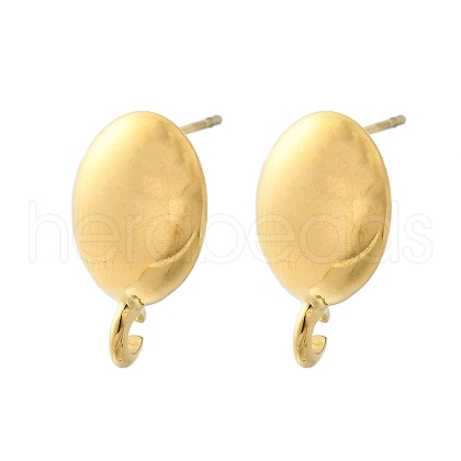 304 Stainless Steel Studs Earring Findings STAS-H233-30G-1