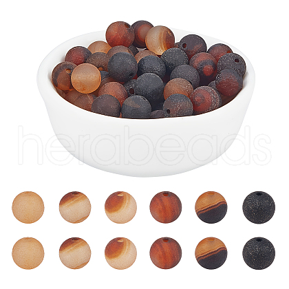 ARRICRAFT Natural Agate Beads Strands G-AR0003-27-1
