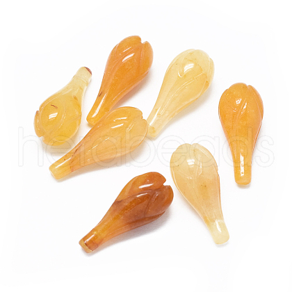 Natural Yellow Aventurine Pendants G-F637-14H-1