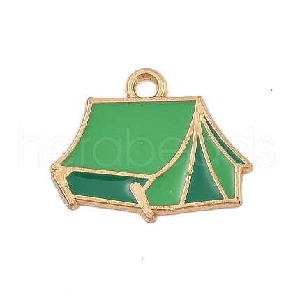 Camping Equipment Series Alloy Enamel Pendants X-FIND-Z064-04B-1