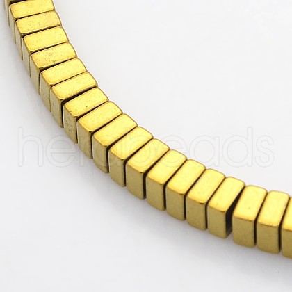 Electroplate Non-magnetic Synthetic Hematite Beads Strands G-J224D-06-1