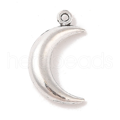 Moon Alloy Pendants TIBEP-R336-172AS-FF-1