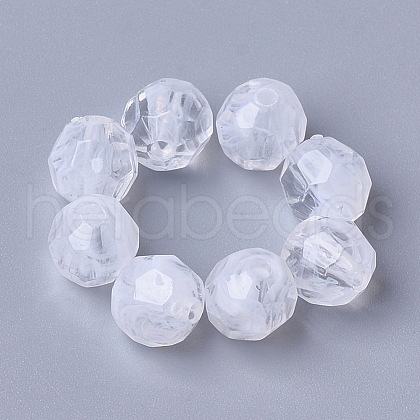 Acrylic Beads OACR-T006-186B-01-1