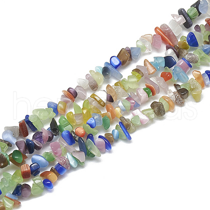 Cat Eye Beads Strands X-G-S315-45-1