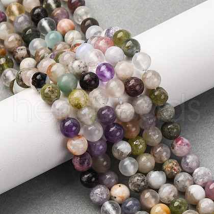 Natural Mixed Stone Beads Strands G-RM250109-C1-1