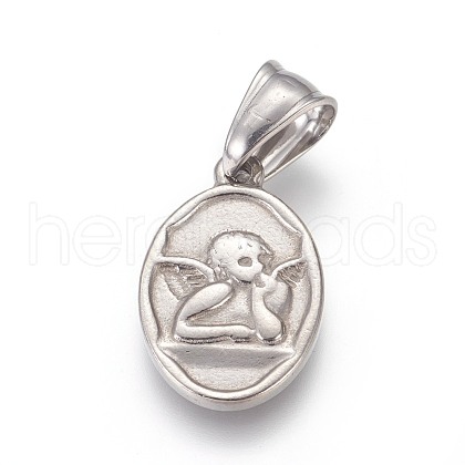 Non-Tarnish 304 Stainless Steel Pendants STAS-E449-71P-1