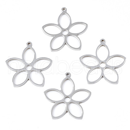 201 Stainless Steel Pendants STAS-N098-049P-1