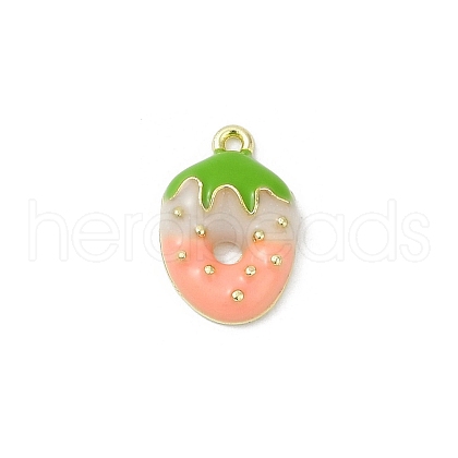 Alloy Enamel Pendants PALLOY-R151-43G-02-1