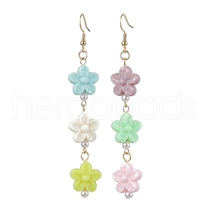 Acrylic Dangle Earrings EJEW-JE05752-02-1