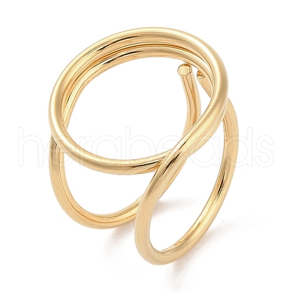 Ion Plating(IP) 304 Stainless Steel Finger Rings for Women RJEW-G315-01G-1