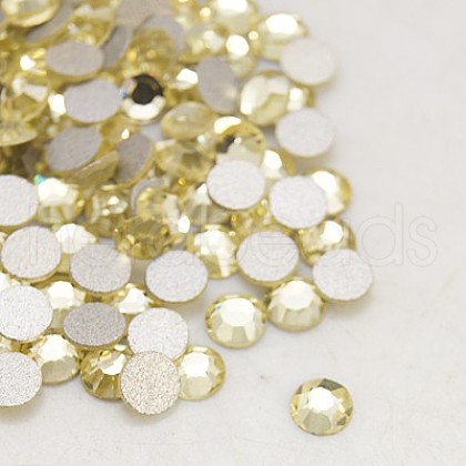 Glass Flat Back Rhinestone RGLA-C002-SS10-213-1