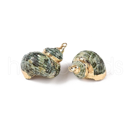 Natural Sea Shell Pendants X-SSHEL-N038-56-1