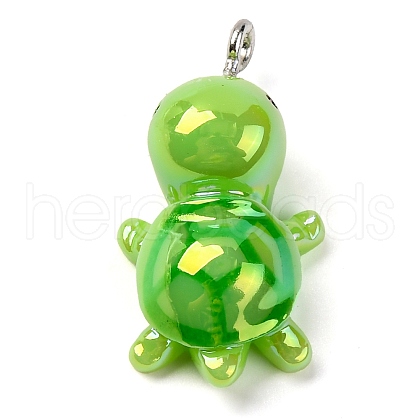 Animal Theme Resin Pendants RESI-S010-04A-1