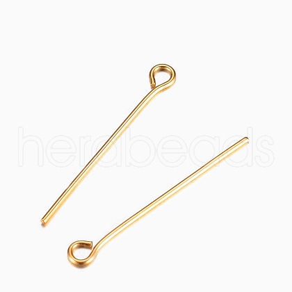 304 Stainless Steel Eye Pins X-STAS-I318-A23-G-1