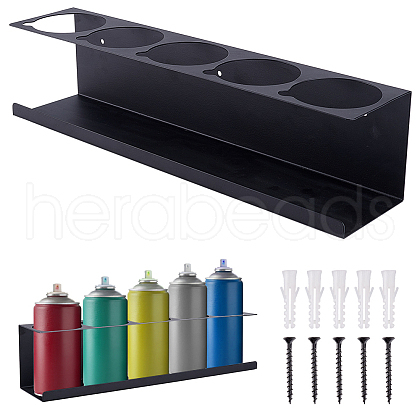 Zinc Alloy Wall Mounted Cylinder Tube Display Rack AJEW-WH0542-049-1