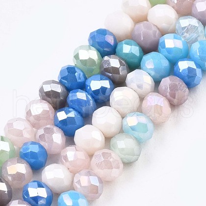 Glass Beads Strands GLAA-T006-16E-1