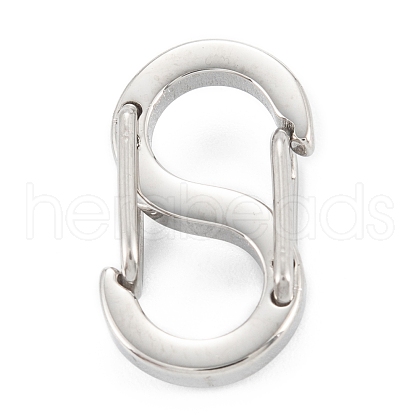 304 Stainless Steel S-Hook Clasps STAS-C024-02C-P-1