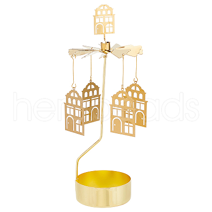 Stainless Steel Spinning Rotary Candle Holder Stand DIY-WH0304-976D-1