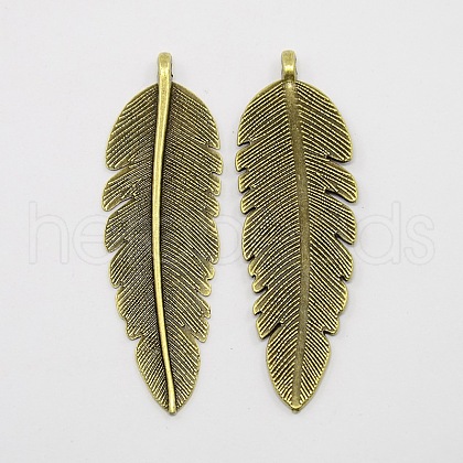 Tibetan Style Alloy Big Pendants TIBEP-A123194-AB-FF-1