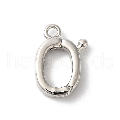 Brass Fold Over Clasps KK-H483-06B-1