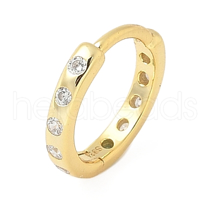 925 Sterling Silver Cubic Zirconia Hoop Earrings ZD9822-5-1