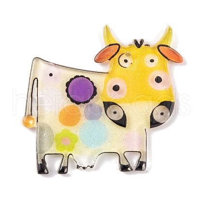 Cow Theme Acrylic Pendants MACR-U003-05B-1