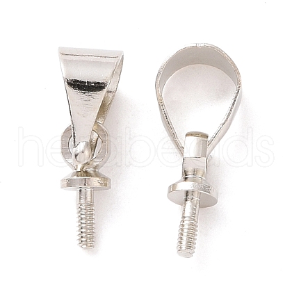 Brass Screw Eye Pin Peg Bails PJ-TAC0001-21P-1