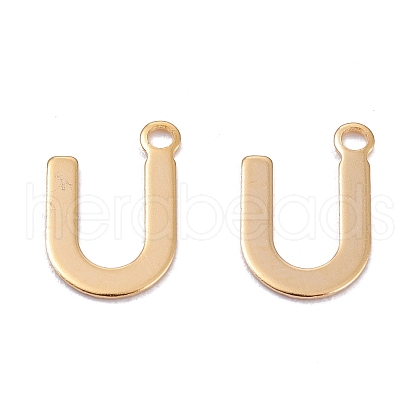 201 Stainless Steel Charms STAS-C021-06G-U-1