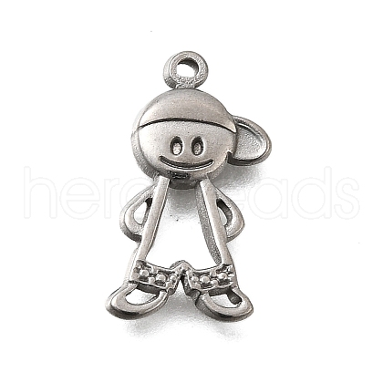 304 Stainless Steel Pendants STAS-Q362-01B-P-1
