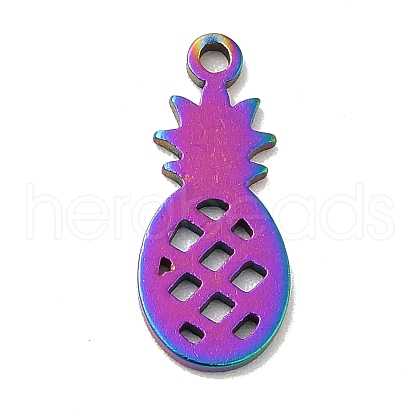 Ion Plating(IP) 201 Stainless Steel Pendants STAS-A066-13M-1