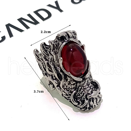 Retro Alloy with Resin Adjustable Cuff Rings FS-WG49C80-01-1