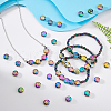   Electroplated Glass Beads and Glass Seeed Beads GLAA-PH0003-51-5