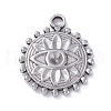 Tarnish Resistant 304 Stainless Steel Pendant Rhinestone Cabochons STAS-P288-13P-1