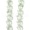 Baking Paint Transparent Glass Beads Strands X1-DGLA-A07-T8mm-KD06-1