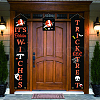 Halloween Hanging Sign for Home Office Front Door Porch Welcome Halloween Decorations HJEW-WH0023-008-4