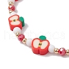 Teachers' Day Acrylic Beads Stretch Bracelets for Women BJEW-TA00609-4